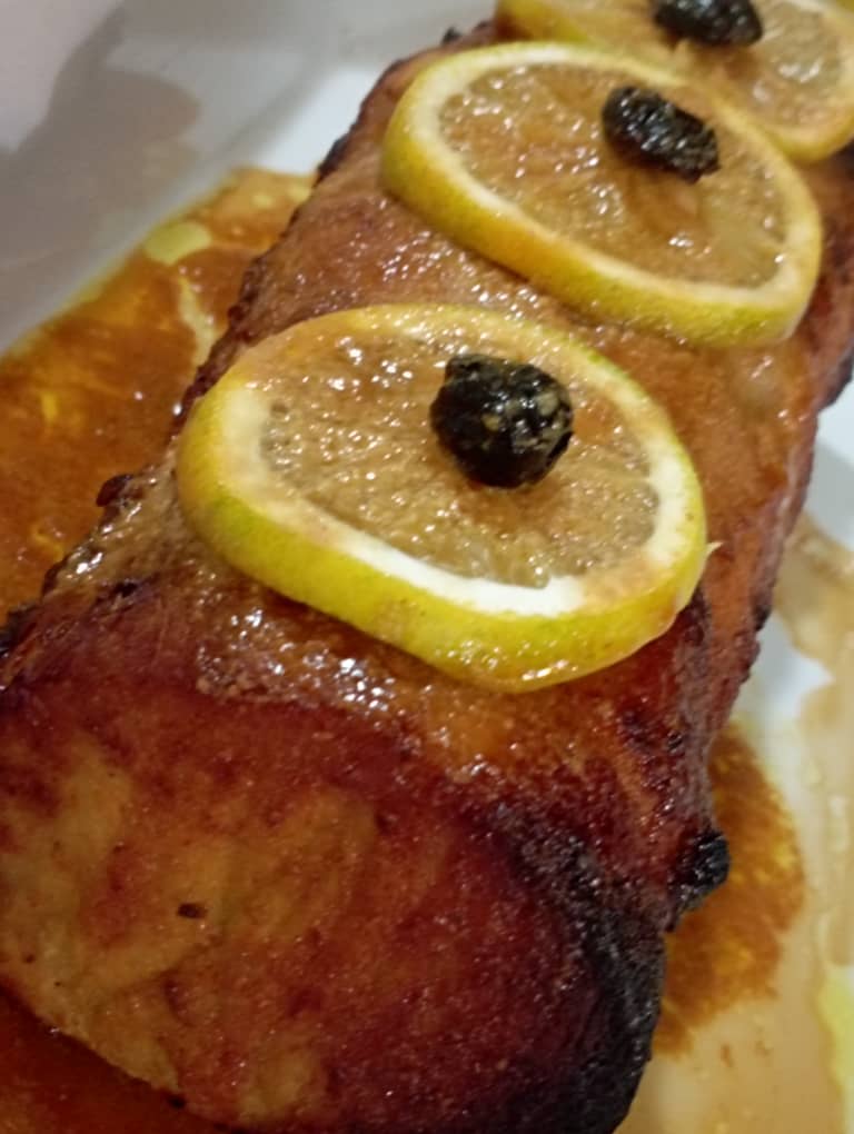 El sabor de estar juntos: Lomo de Cerdo Glaseado con Miel y Naranja